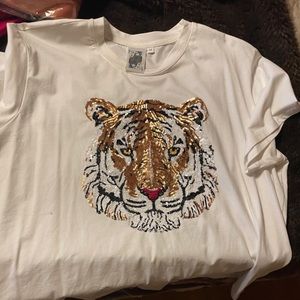 Sparkly Tiger t shirt Auburn? LSU? Clemson?
